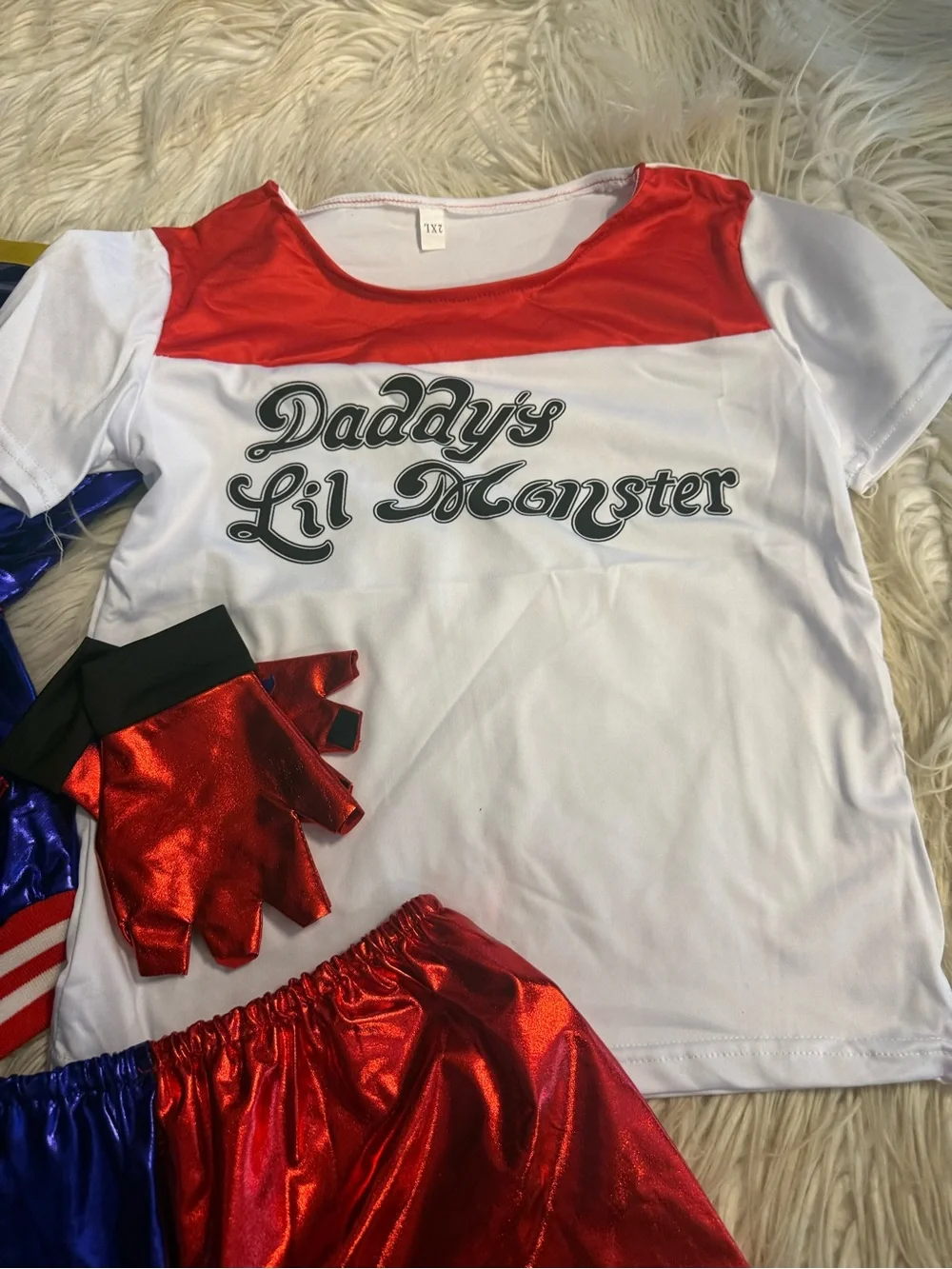 Girls Harley Quinn costume (E6)